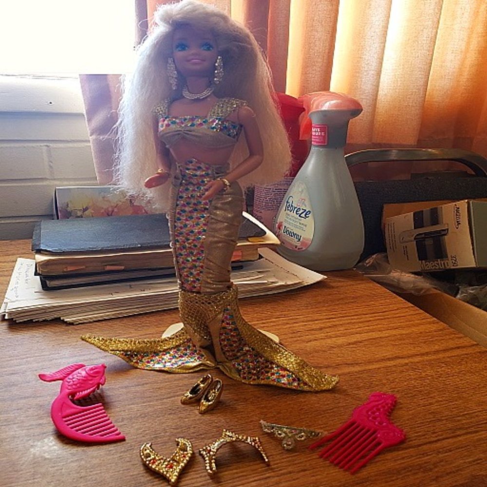 Retired 19/95 Vintage Jewel Hair Mermaid Barbie